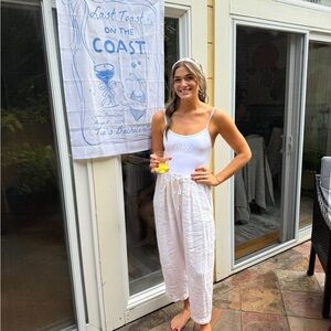 Dippin Daisy’s Star White Scoop Neck Bride Rhinestone One Piece Swimsuit